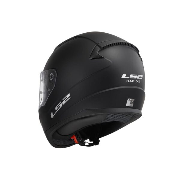 LS2 RAPID 2 MAT SİYAH KASK - Görsel 5