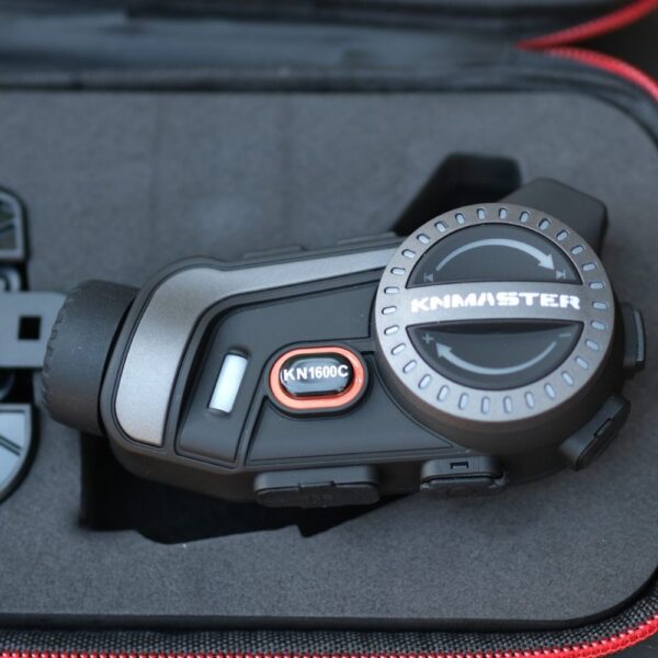 KNMASTER KN1600C Kameralı Motosiklet Kask İnterkom Bluetooth İntercom Kulaklık Seti - Görsel 2