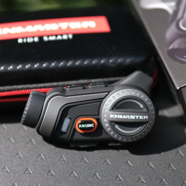 KNMASTER KN1600C Kameralı Motosiklet Kask İnterkom Bluetooth Intercom Kulaklık Seti - Görsel 5