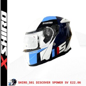 SHIRO DISCOVER S POWER MAVİ BEYAZ SİYAH