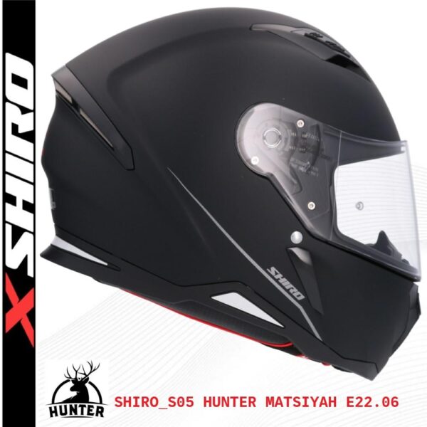 SHIRO HUNTER MAT SİYAH