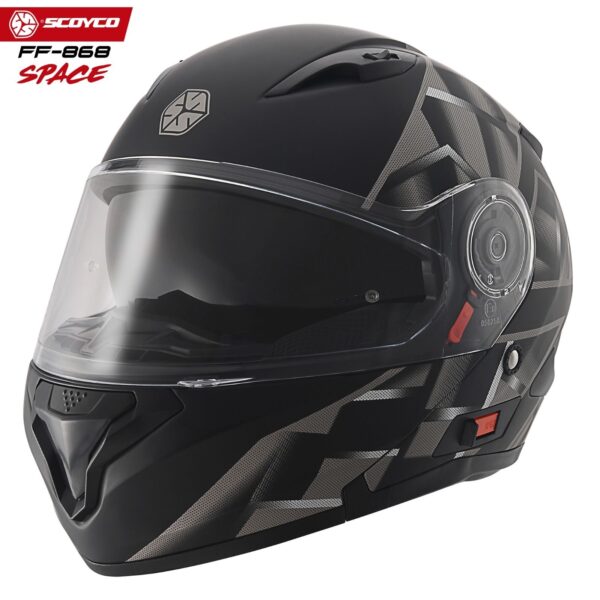 Scoyco 868 Space Çene Açılır Motosiklet Kaskı