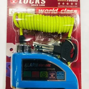 Locks World Class 110 Db MAVİ Alarmlı Disk Kilidi