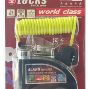 Locks World Class 110 Db SİYAH Alarmlı Disk Kilidi