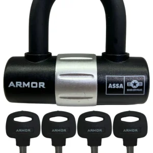 Armor 780 MV U Bar 10x10cm 14 mm Kelepçe Çelik Ubar ASSA sertifikalı4 Anahtarlı