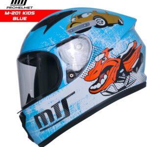 MTS M201 Kapalı Model Çocuk Kaskı (Mavi)