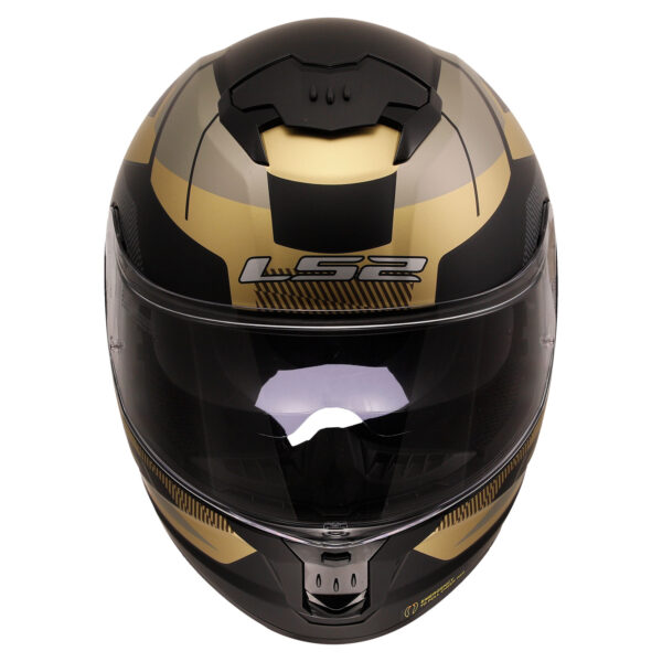 LS2 STREAM 2 ROAD MAT SİYAH-GOLD-GRİ KASK - Görsel 3