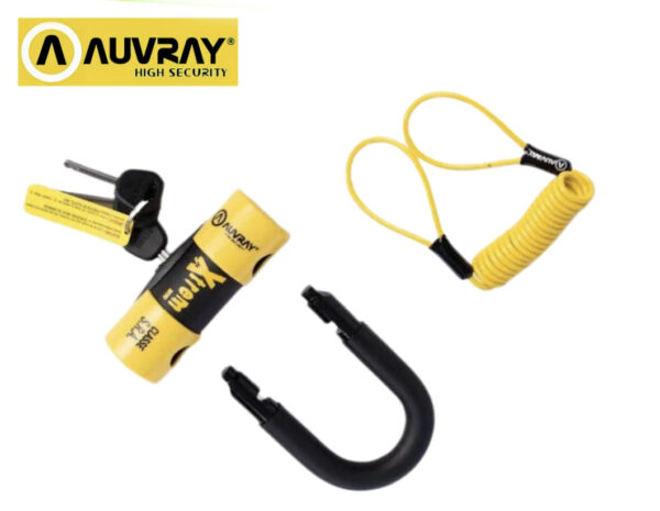 AUVRAY MINI EKSTREM ALARMLI DİSK KİLİDİ - Görsel 2