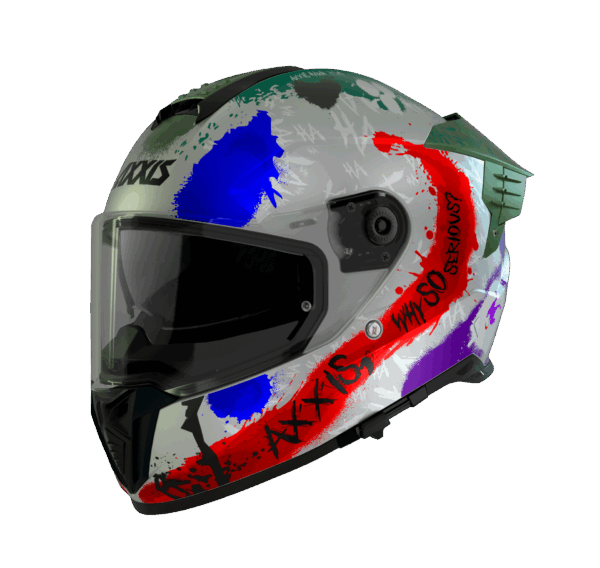 AXXİS HAWK EVO SV SICK JOKE A2 MAT GRİ - Görsel 2