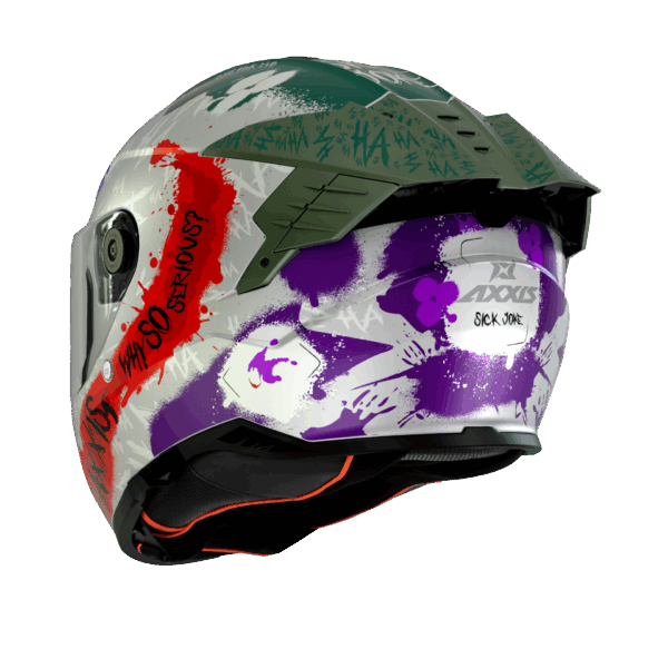AXXİS HAWK EVO SV SICK JOKE A2 MAT GRİ - Görsel 3