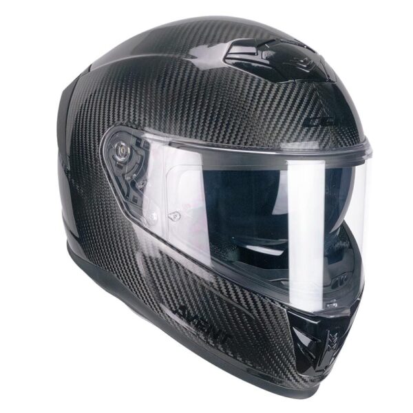 CGM Full Carbon Kapalı Kask 361C AVENT PRO Parlak Karbon - Görsel 2