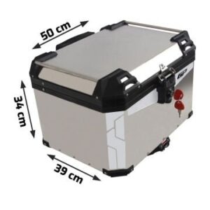 GP KOMPOZIT 45LT ALUMINYUM ARKA ÇANTA (SİYAH)