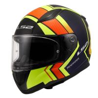 LS2 RAPID 2 MAT HI-YELLOW NAVY BLUE