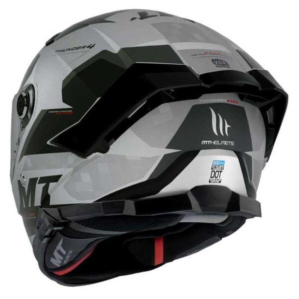 MT HELMETS THUNDER 4 SV EXEO C2 PARLAK İNCİ TITANIUM FULLFACE MOTOSİKLET KASKI