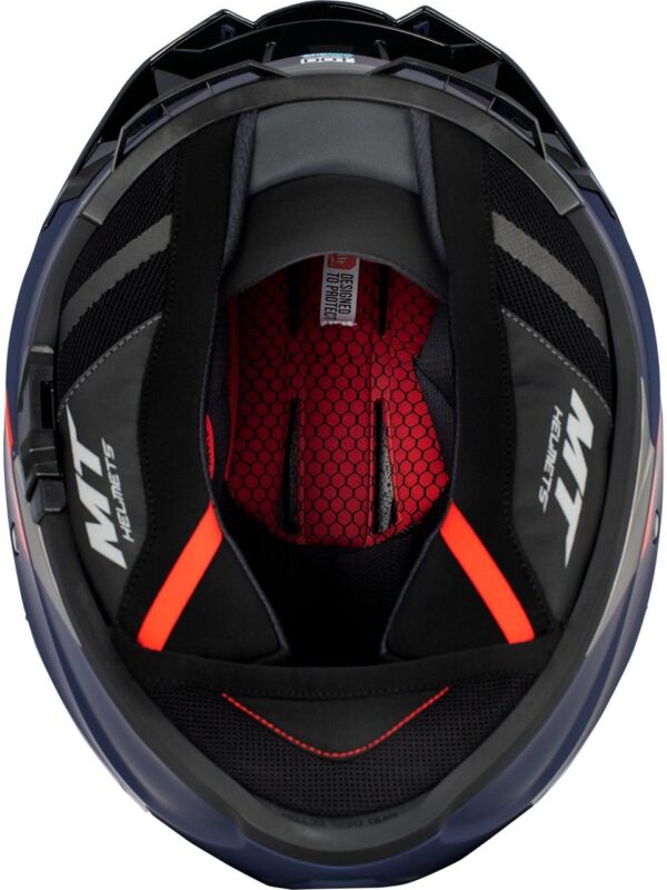 MT HELMETS THUNDER 4 SV SOLID PARLAK SİYAH FULLFACE MOTOSİKLET KASKI - Görsel 3