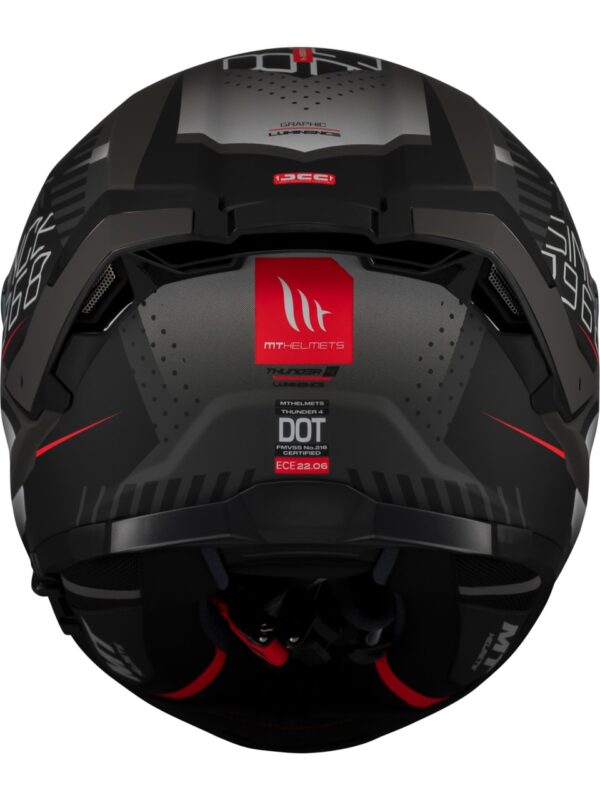 MT HELMETS THUNDER 4 SV LUMINENCE D1 MAT FULLFACE MOTOSİKLET KASKI - Görsel 3