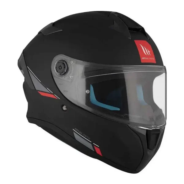 MT HELMETS TARGO S SOLID A1 MAT SİYAH - Görsel 2
