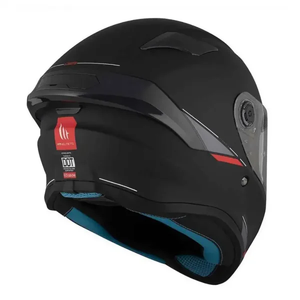 MT HELMETS TARGO S SOLID A1 MAT SİYAH - Görsel 3