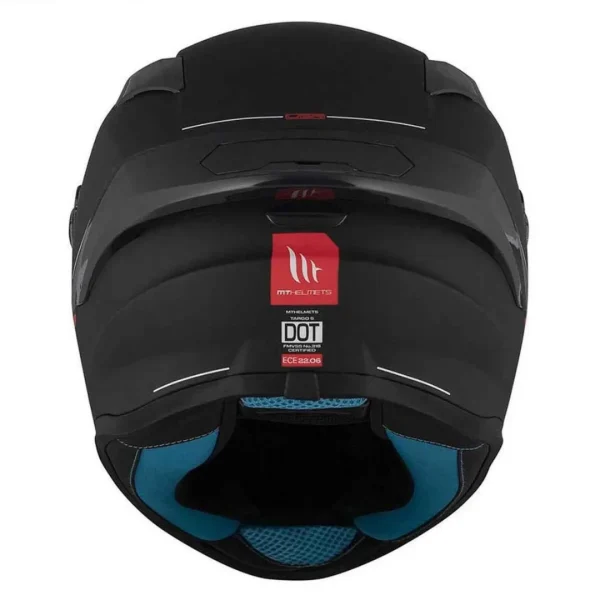 MT HELMETS TARGO S SOLID A1 MAT SİYAH - Görsel 4