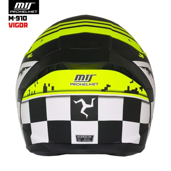 MTS 910 VIGOR SARI FULL FACE KASK - Görsel 2