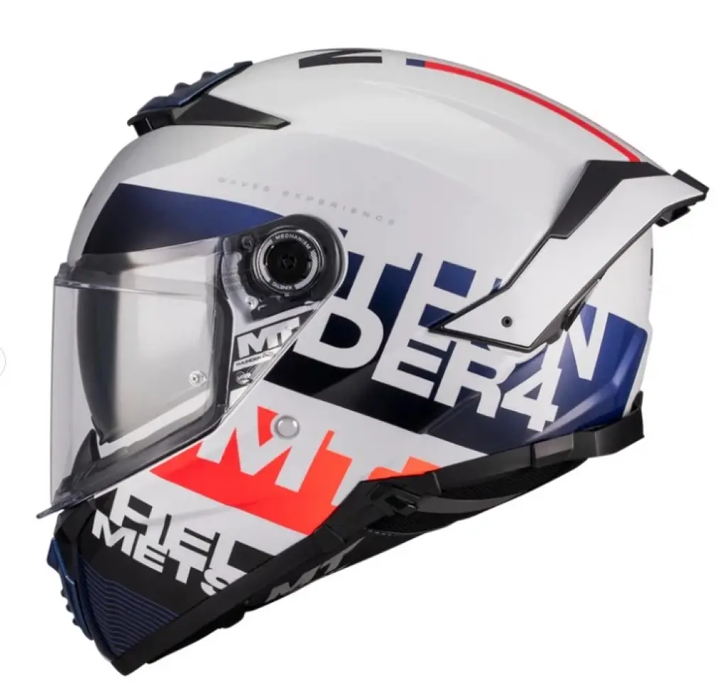 MT HELMETS THUNDER 4 SV WAVES A17 PARLAK KAPALI MOTOSİKLET KASKI 2 MT HELMETS THUNDER 4 SV WAVES A17 PARLAK KAPALI MOTOSİKLET KASKI - Görsel 2