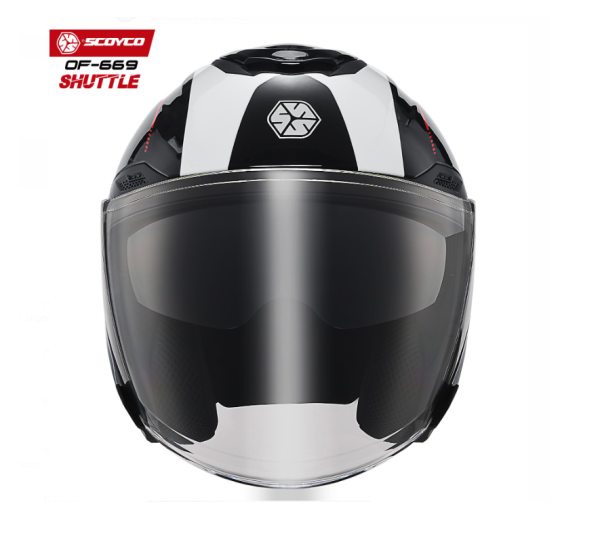 Scoyco Yarım Motosiklet Kaskı OF 669 Shuttle - Görsel 5
