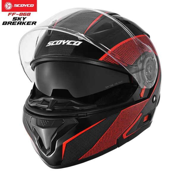 Scoyco FF-868 Sky Breaker Motosiklet Kaskı - Görsel 4