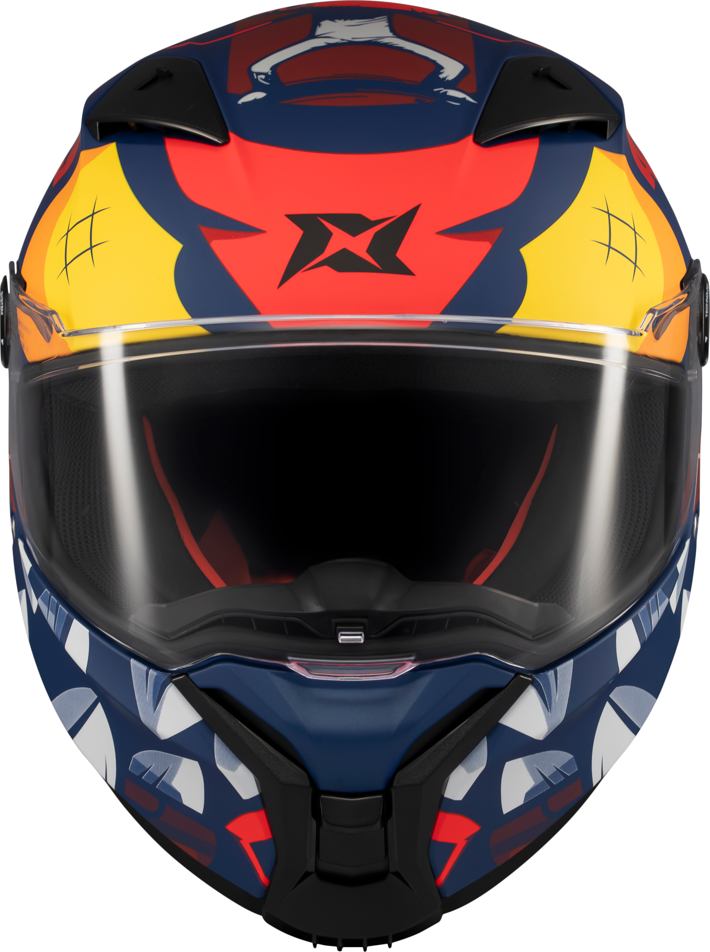 AXXIS FENIX ANGRY FACE C5 RED MATT 4 AXXIS FENIX ANGRY FACE C5 RED MATT - Görsel 4