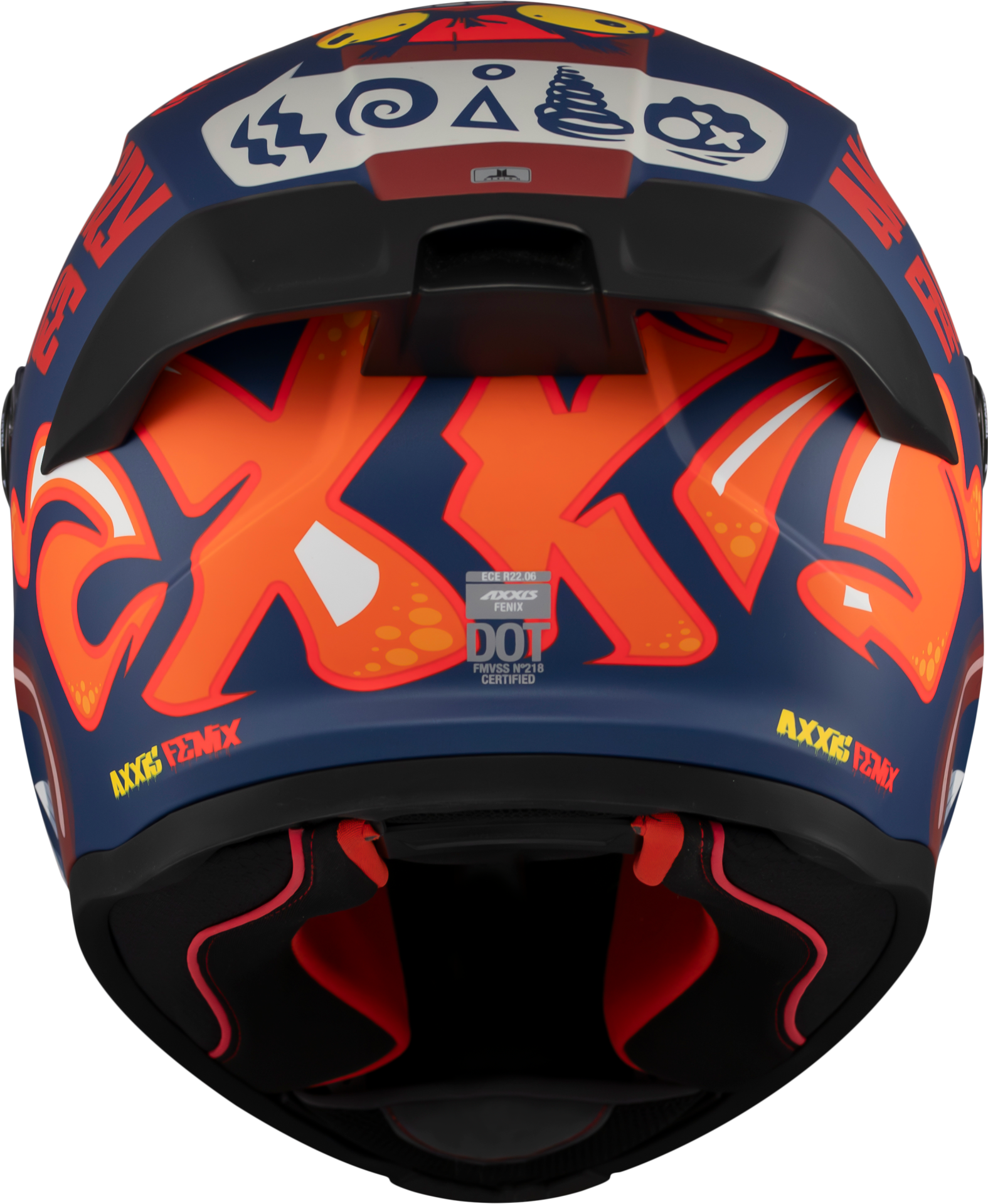 AXXIS FENIX ANGRY FACE C5 RED MATT 2 AXXIS FENIX ANGRY FACE C5 RED MATT - Görsel 2