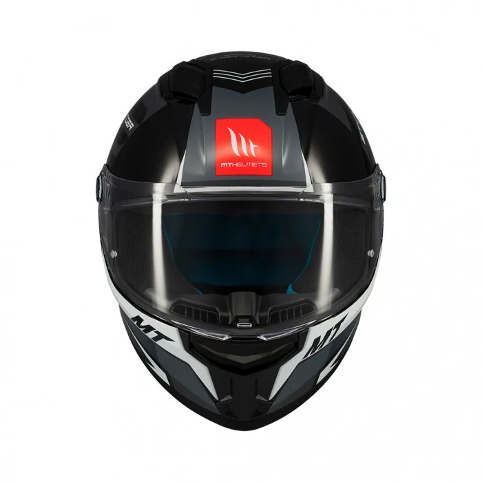 MT HELMETS STINGER 2 TRON B12 PARLAK SİYAH-GRİ 5 MT HELMETS STINGER 2 TRON B12 PARLAK SİYAH-GRİ - Görsel 5