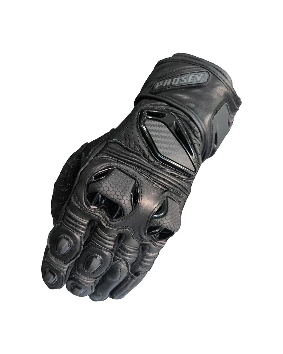 PROSEV GL66 UZUN DERİ MOTOSİKLET ELDİVENİ - SİYAH 3 PROSEV GL66 UZUN DERİ MOTOSİKLET ELDİVENİ - SİYAH - Görsel 3