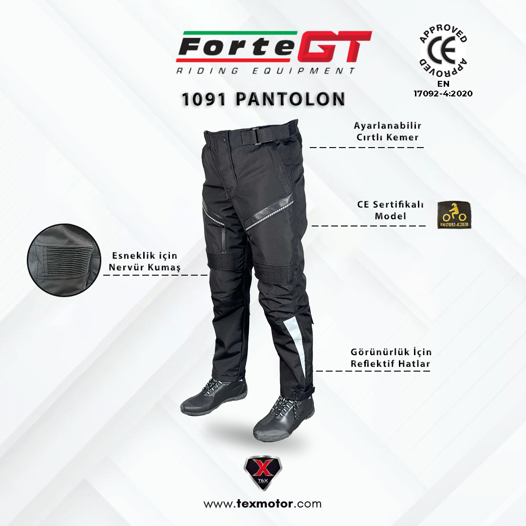FORTE GT 1091 KORUMALI PANTOLON 2 FORTE GT 1091 KORUMALI PANTOLON - Görsel 2