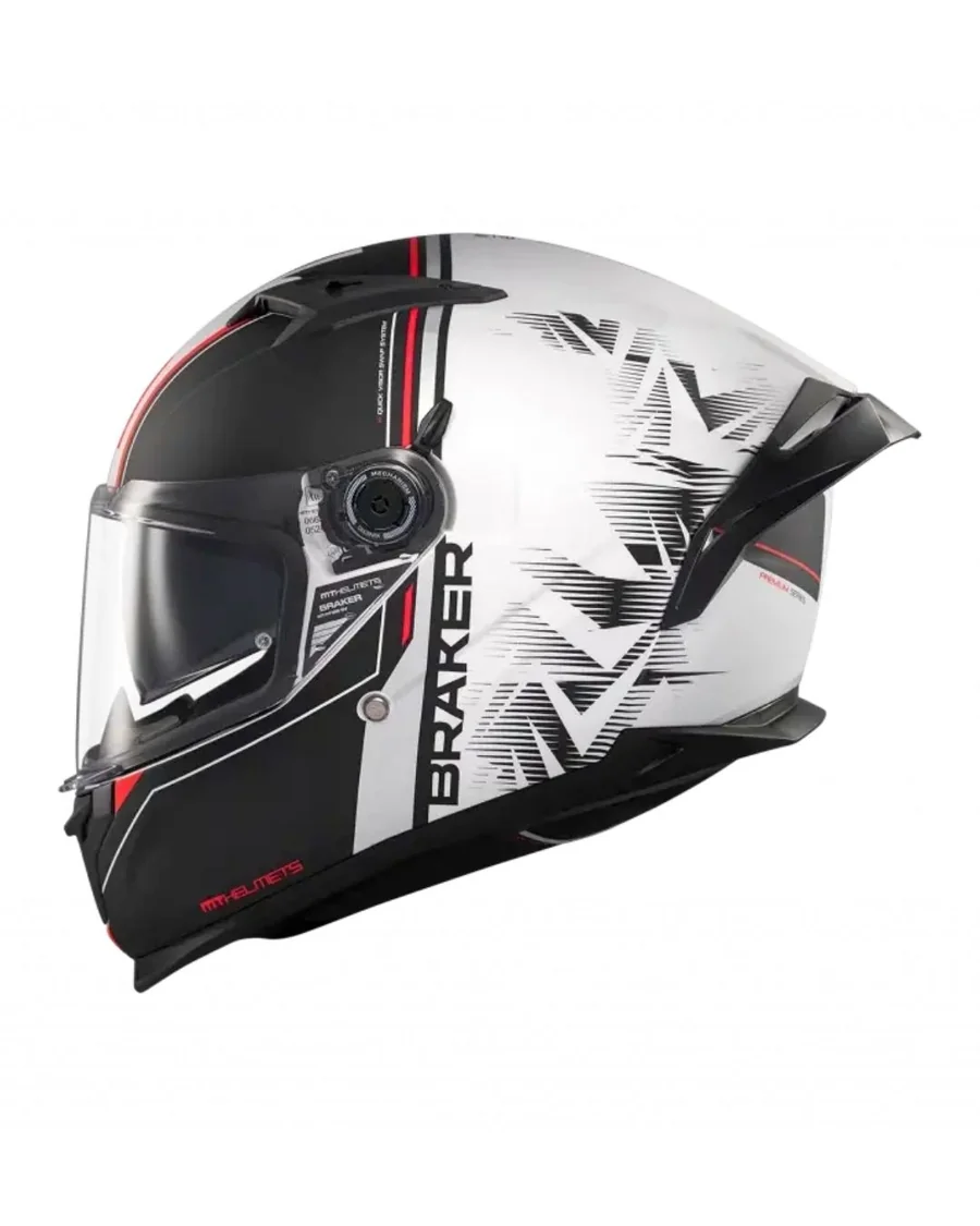 MT HELMETS BRAKER SV CHARM A1 MAT SİYAH-BEYAZ KAPALI KASK 1 MT HELMETS BRAKER SV CHARM A1 MAT SİYAH-BEYAZ KAPALI KASK