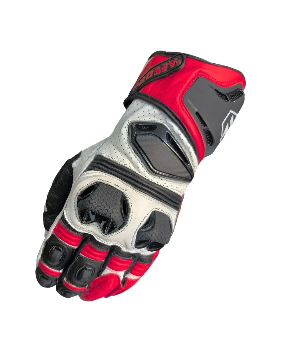 PROSEV GL66 UZUN DERİ MOTOSİKLET ELDİVENİ - KIRMIZI 3 PROSEV GL66 UZUN DERİ MOTOSİKLET ELDİVENİ - KIRMIZI - Görsel 3