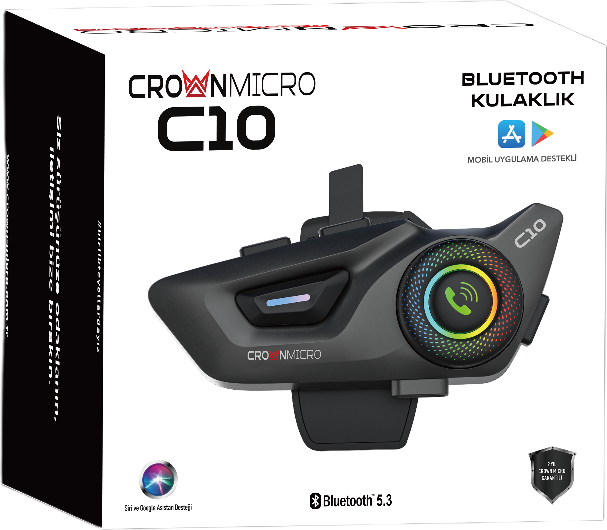 CROWN MICRO C10 BLUETOOTH KULAKLIK - INTERKOM 3 CROWN MICRO C10 BLUETOOTH KULAKLIK - INTERKOM - Görsel 3