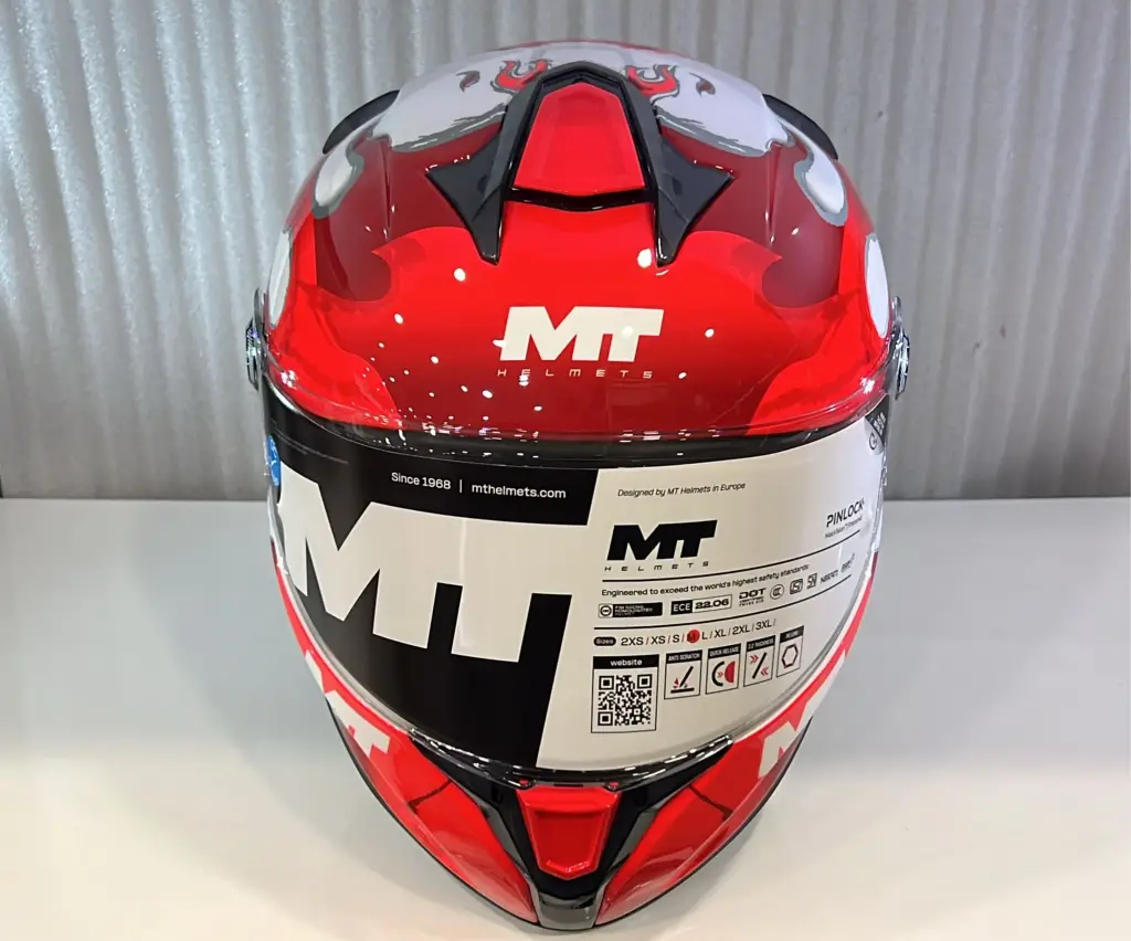 MT HELMETS TARGO S YAMANAKA A5 PARLAK KIRMIZI KAPALI MOTOSİKLET KASKI 2 MT HELMETS TARGO S YAMANAKA A5 PARLAK KIRMIZI KAPALI MOTOSİKLET KASKI - Görsel 2