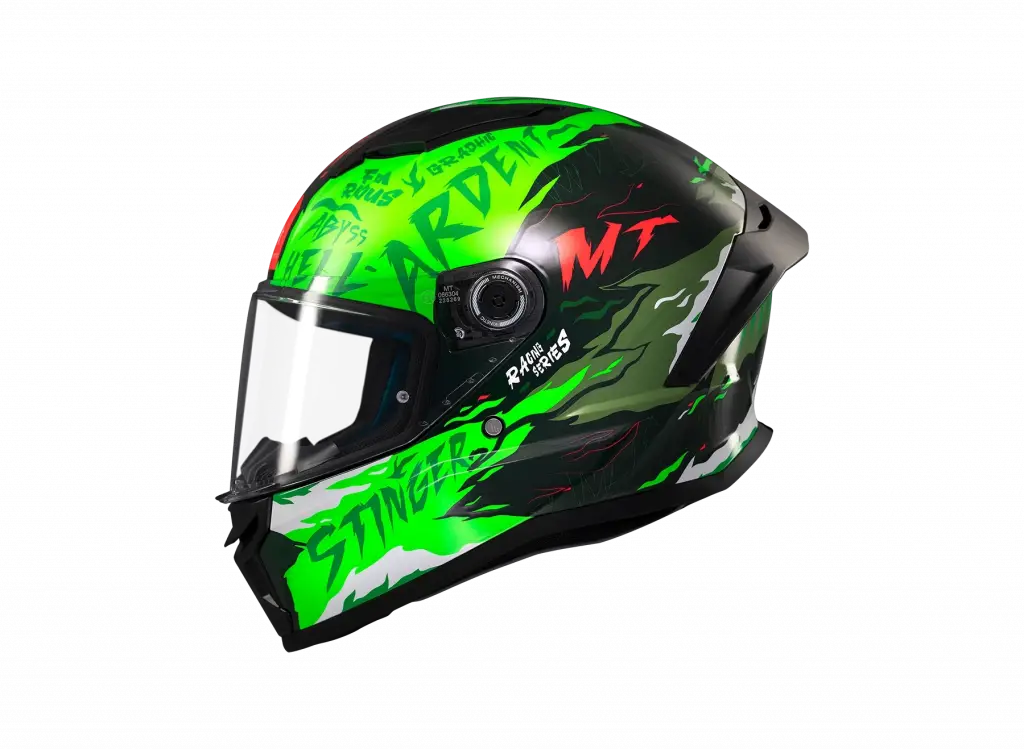 MT HELMETS STINGER ARDENT C6 PARLAK YEŞİL MOTOSİKLET KASKI 4 MT HELMETS STINGER ARDENT C6 PARLAK YEŞİL MOTOSİKLET KASKI - Görsel 4