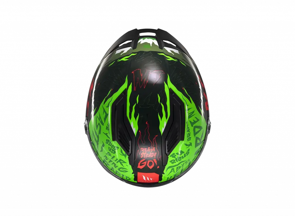 MT HELMETS STINGER ARDENT C6 PARLAK YEŞİL MOTOSİKLET KASKI 3 MT HELMETS STINGER ARDENT C6 PARLAK YEŞİL MOTOSİKLET KASKI - Görsel 3