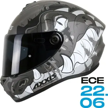 AXXIS DRAKEN S TROOPER D2 MATT GREY 1 AXXIS DRAKEN S TROOPER D2 MATT GREY