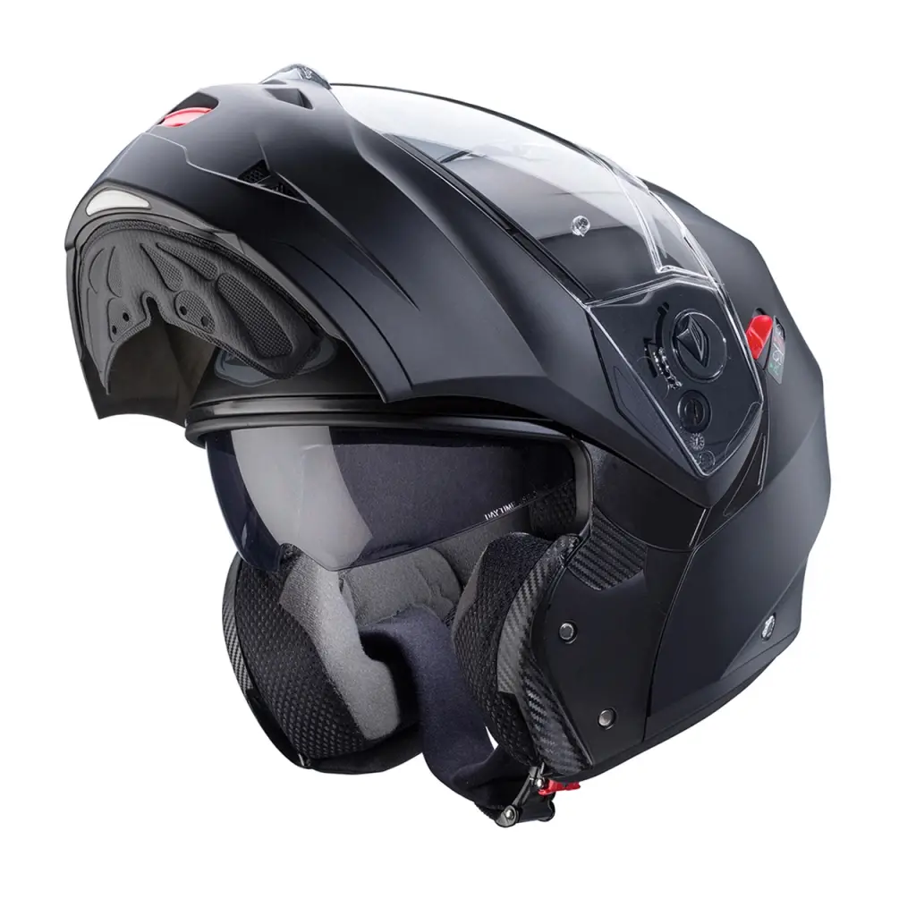 CABERG DUKE X ÇENE AÇILIR MOTOSİKLET KASKI - MAT SİYAH 3 CABERG DUKE X ÇENE AÇILIR MOTOSİKLET KASKI - MAT SİYAH - Görsel 3